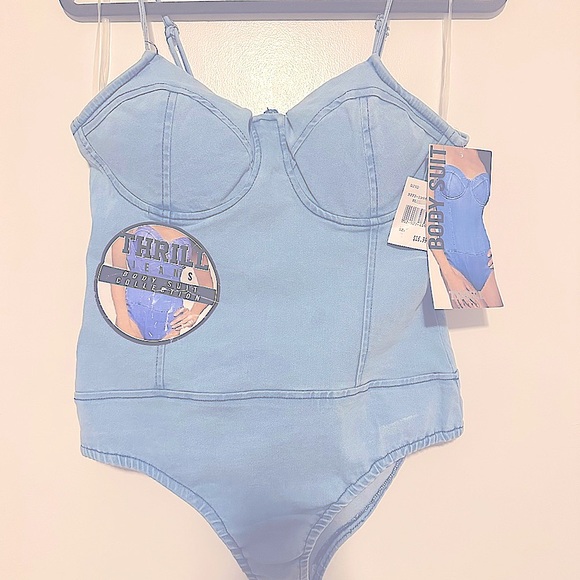 Thrill Denim XL Body suit - NWT - Picture 2 of 6